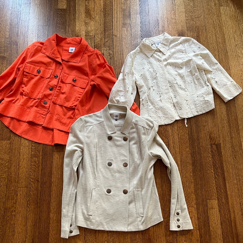 CABI BLAZER//JACKET SET (ft. 3 jackets!!)